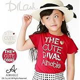 (エマーブル) AIMABLE半袖プリントＴシャツ/夏 140 オフホワイト