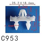 クリップ リベット　メルセデス・ベンツ系　ドア用　PF-C953　10個