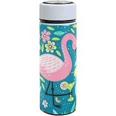 Amazon 水筒 500ml かわいい動物 フラミンゴ 真空断熱ケータイマグ おしゃれ 保冷保温 魔法瓶 サーモス 可愛い マグボトル 軽量 オフィス 通勤 通学 水筒 マグボトル オンライン通販