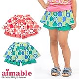 (エマーブル)AIMABLE 盛夏'15 泡ドット柄キュロット 140 ピンク