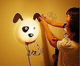 漫画のダルメシアンの犬DIYの3D壁紙の壁のステッカーホームルーム装飾子供用の寝室の装飾ナイトライトランプ