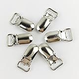 Mamimami Home おしゃぶりホルダー グリップ 金属 フラット DIY おしゃぶり　噛むおもちゃ　ママ看護ジュエリー　作りためのアクセサリー　28mm [30個]