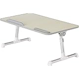 Amazon Basics Adjustable Tray Table Lap Desk Fits up to 43 centimeters Laptop, Large, 33 cm x 60.9 cm
