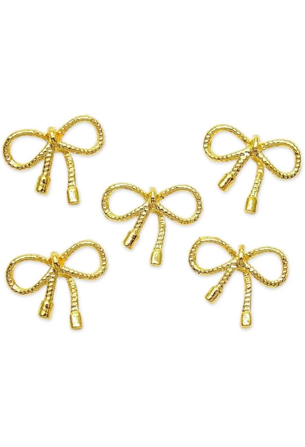 Amazon.co.jp: ネイル メタルパーツ リボン 和風 水引 5個入り 99 (2