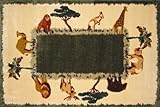 Animal Kingdom Kids Rug - Size 39"x58" [並行輸入品]