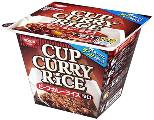 日清 カップカレーライス ビーフカレー 辛口 123g×6個