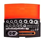 BAHCO(バーコ) Socket Wrench Set 1/4"ソケットレンチセット SL25 [並行輸入品]