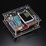 Vuage(TM) GM328マルチユースLCDトランジスタテスターDIYキットダイオード静電容量電圧計PWM方形波信号発生器+ DIYアクリルケース