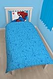 Character World Single "Disney Spiderman Ultimate Parker" Panel Duvet Set, Multi-Colour [並行輸入品]