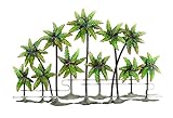Benzara Palm IslandメタルPalm壁装飾