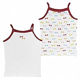 キャミソール 肌着 2枚組 ベビー 女の子 インナー リボン柄 ホワイト 90