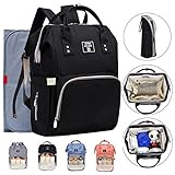 マザーズリュックママバッグリュック防水 (ブラック)