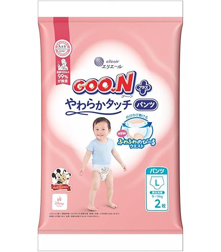 GOO.NパンツM6個[新品未開封] Amazon.co.jp: 【パンツ Mサイズ】グーンプラス やわらかタッチ おむつ