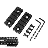 ProWildGear KEYMOD ハンドガード専用 オプションレール 5スロット 2.2"キーモード ブロック エアガンパーツ マウント レール サバゲー