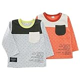 【アウトレット】 La Chiave ロングスリーブTシャツ(80～130cm) キムラタンの子供服 グレー 90 ( 53318x53518-143 )