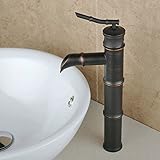 Hiendure® One Single Handle Deck Mount Centerset Bath Mixer Taps Bathroom Sink Faucet Oil Rubbed Lav