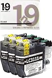 【1n9製】LC3111 BK 3本セット brother用 ブラザー互換インク◆１年保証・残量表示・APEX（アペックス）社製ICチップ・日本国内梱包検品・QR説明書◆対応機種： DCP-J582N DCP-J982N-W/B DCP-J978N-W/B DCP-J972N DCP-J973N-W/B DCP-J572N DCP-J577N MFC-J903N MFC-J893N MFC-J898N MFC-J998DN MFC-J998DWN MFC-J738DN MFC-J738DWN DCP-J981N LC3111BK
