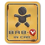 ポンコツ車用 BABY IN CAR ベビーインカーステッカー 赤ちゃんが乗ってます セイフティサイン
