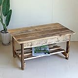 リサイクルウッド　幅80リビングテーブル