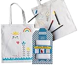 Yellow Owl Workshop CAT　LOVE　STENCIL　TOTE　BAG　KITS　手作りバッグキット