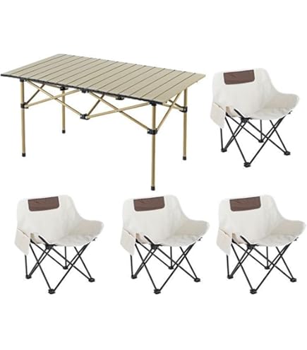 Amazon.co.jp: EOCCOGOLO アウトドア テーブル チェアセット 7点セット