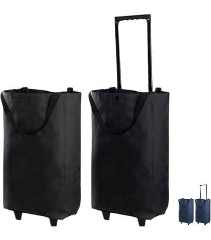 折りたたみ式ショッピングカート ブラック Amazon.co.jp: ショッピングバッグ 折りたたみ ショッピングカート