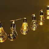 Greenlighting Speckled Mercury Globe Decorative Party String Lights - 10 Globes (Gold) [並行輸入品]
