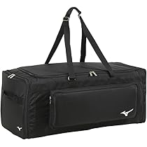 ミズノなど 野球 ヘルメット 9個セットとキャスター付きの防具バック