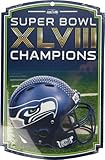 Seattle Seahawks 2014 Super Bowl Champions 11 " x17 "チーム木製サインでWinCraft