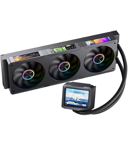 Amazon.co.jp: JONSBO ZA-360/240/120 28mm ARGB PCケースファン