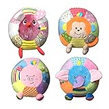 2017 0 ~ 24ヶ月ベビーおもちゃ動物ボールソフトStuffed ToyボールBaby Rattles幼児赤ちゃんボディ建物ボール