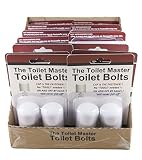 The Toiletトイレマスターボルトは、ツールなし、カット、ナットなし、簡単に修復交換、サービス、インストールトイレ、ボルト、ワッシャー、およびキャップキット24パック