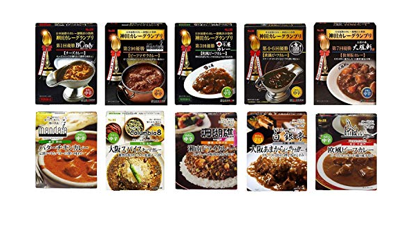 Amazon S B 神田カレーグランプリ5種 噂の名店5種 食べ比べセット ノーブランド品 カレー 通販