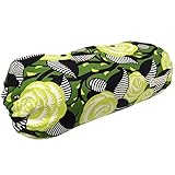 Jolie・Joie 抱っこ紐(だっこひも）収納カバー 【裏生地ブラウン】リバーシブル (茶無地×薔薇) 日本製 シッカリ生地