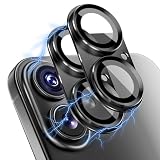 OAproda カメラフィルム iPhone 17/16 用 カメラカバー レンズ保護 【アルミ合金一体感】iPhone 17plus/16Plus用 カメラ保護 強化 ガラス 9H 耐衝撃 黒縁 露出オーバー防止 17 16 16プラス用 カメラ保護カバー 粘着性強い ブラック 2枚セット