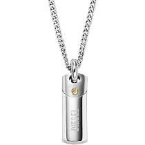 Amazon.co.jp: [ディーゼル] DIESEL ロゴプレート＆チェーン