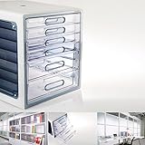 Lux Multi 半透明 ファイル キャビネット 6 引き出し キャビネット 収納 Cabinet Organizer  キャビネット 引き出し File Cabinet 4 Drawers 10006