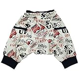 《初夏盛夏対応》 GARACH(ギャラッチ) 天竺総柄ハーフパンツ 120cm/Iv NO.AH-1722103