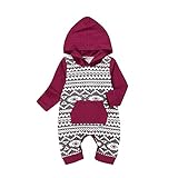 (プタス)Putars ベビー服 子供服 ロンパース パーカー 女の子 男の子 長袖 幾何学模様 可愛い 秋 冬 新生児 歩行服 出産お祝い 記念日 プレゼント 0-18ヶ月