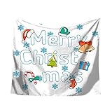 Tovadoo クリスマス用品 クリスマス飾り メリークリスマス文字 クリスマスパーティー イベント用 壁掛け 室内飾り テーブルクロス 座りシート ビーチマット 多色 プレゼント