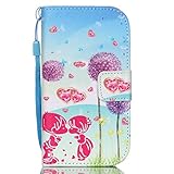 UNEXTATI Galaxy S3 Mini ケース 手帳型ケース カバー カード収納 スタンド機能 マグネット式 衝撃吸収 横開 防塵 高品質 Samsung Galaxy S3 Miniケース 