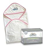 Brooklyn Bamboo Baby Hooded Towel, SOFT, Hypoallergenic Bamboo Thick, Large, Organic, Infant And Tod