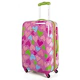 アガタ・ルイス・デ・ラ・プラダ Agatha Ruiz de la Prada ハートフシアのスーツケース60cm