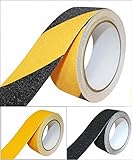 B.H. Select すべり止め ノンスリップ テープ 50mm×5m 階段 床 屋外 屋内 はがれにくい 耐久性 防水 (ゼブラ（1個）) BH68-5