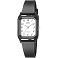 [カシオ]CASIO チプカシ 腕時計 アナログ チープカシオ ウレタンベルト レクタンギュラー レディース LQ-142-7B [並行輸入品]