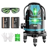 SEESII レーザー墨出し器 グリーンレーザー エレベーター三脚 2個大容量バッテリー レーザー基準はクラス2