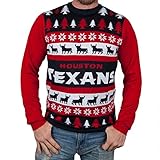 Forever Collectibles Houston Texans One Too Many醜いセーター XL ブルー