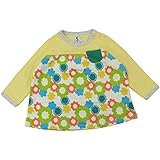 【H28年春物】 chocola(ショコラ) ガーゼ天竺花柄チュニックTシャツ 95cm/イエロー NO.CH-1621-18018