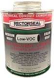 Rectorseal 55980 1/2 Pint Clear Pvc Conduit 633L Low Voc Pvc Solvent Cement [並行輸入品]