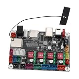 CNC 4軸コントローラーボード、彫刻マザーボード32ビット拡張ボードDC12-24V 10A、コントロール搭乗CNCコントローラールーター彫刻マシン制御搭乗